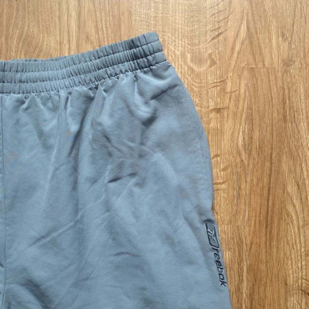 Gray Reebok Double Lined Joggers with Adjustable Tie Waist